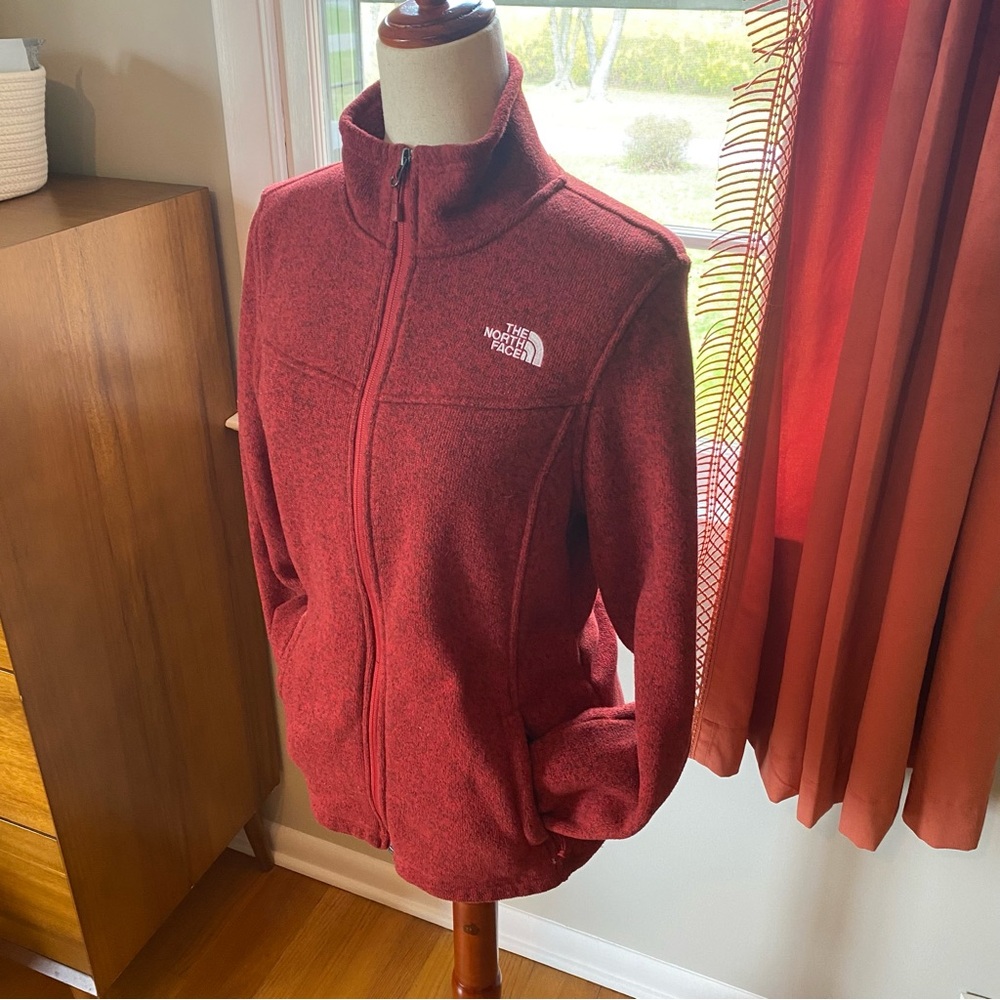 Orange North Face Jacket - Picture 6 of 9